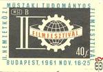 II. Nemzetközi Műszaki Tudományos Filmfesztivál, Budapest, 1961. nov.