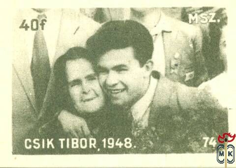 Olimpiák › MSZ, 40 f › 74. Csík Tibor, 1948