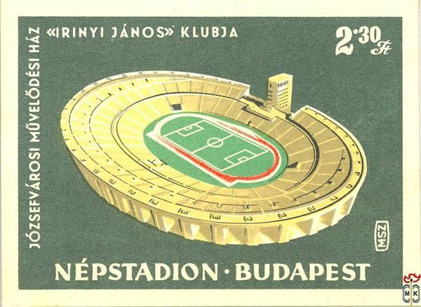 Józsefvárosi Művelődési Ház (Irinyi János) Klubja, Népstadion, Budapes