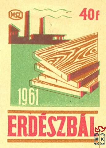 Erdészbál › Erdészbál 40 f › 1961 (deszkalapok)