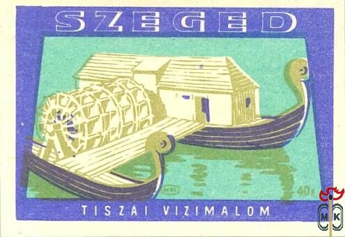 Szeged, MSZ, 40 f - Tiszai Vízimalom