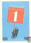 Éljen május 1!, MSZ, 40 f  › (emberek táblát visznek)