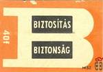 Állami Biztosító ›50x35 mm-MSZ 40 f-Biztosítás, biztonság