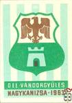 35x50 mm-OEE – Vándorgyűlés Nagykanizsa – 1963-(címerben sas madár).