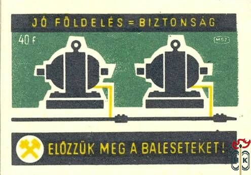 35x50 mm› MSZ, 40 f › Jó földelés = biztonság, előzzük meg a balesetek