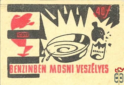 35x50 mm› MSZ, 40 f ›Benzinben mosni veszélyes