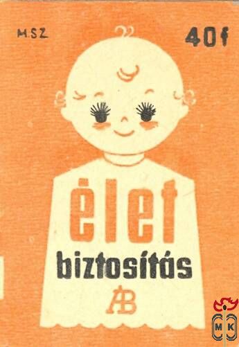 Állami Biztosító ›35x50 mm-MSZ 40 f-Életbiztosítás ÁB