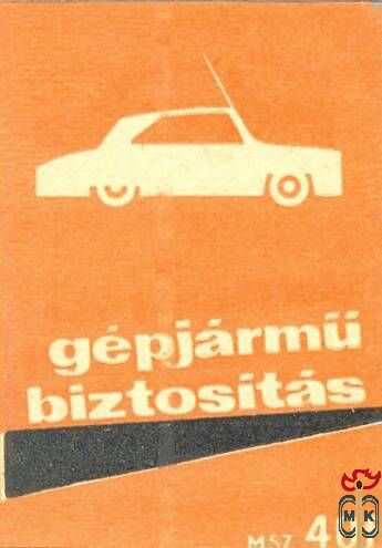 Állami Biztosító ›35x50 mm-MSZ 40 f-Gépjármű biztosítás ÁB