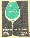 150 éves a Parádi Üveggyár MSZ 30 f-(pohár)-35x50 mm