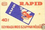 RAPID egymaga mos szappan nélkül MSZ 40 f