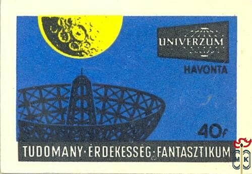 Univerzum havonta tudomány – érdekesség – fantasztikum MSZ 40 f (anten