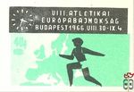 VIII. Atlétikai Európabajnokság, Budapest, 1966. VIII. 30–IX. 4., MSZ,