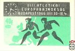 VIII. Atlétikai Európabajnokság, Budapest, 1966. VIII. 30–IX. 4., MSZ,