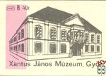 Xantus János Múzeum, Győr B 40f msz