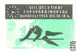 VIII. Atlétikai Európabajnokság, Budapest, 1966. VIII. 30–IX. 4., MSZ,