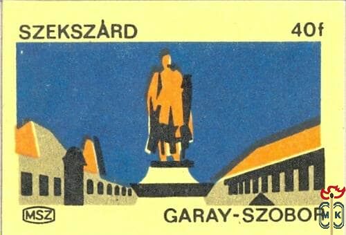 Szekszárd, Garay-szobor 40f msz