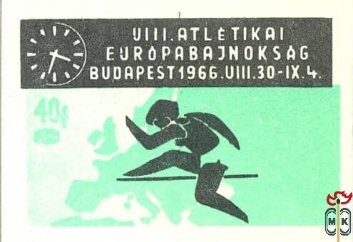 VIII. Atlétikai Európabajnokság, Budapest, 1966. VIII. 30–IX. 4., MSZ,