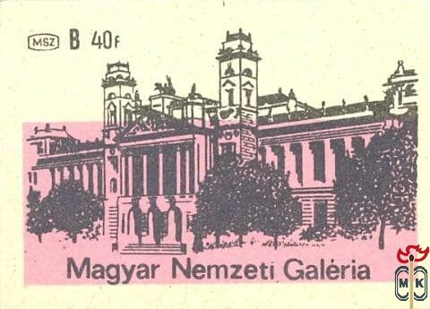 Magyar Nemzeti Galéria B 40f msz