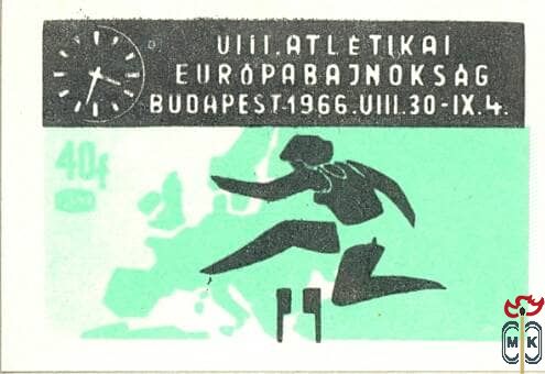 VIII. Atlétikai Európabajnokság, Budapest, 1966. VIII. 30–IX. 4., MSZ,