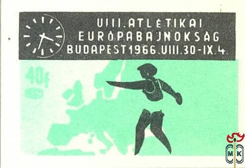 VIII. Atlétikai Európabajnokság, Budapest, 1966. VIII. 30–IX. 4., MSZ,