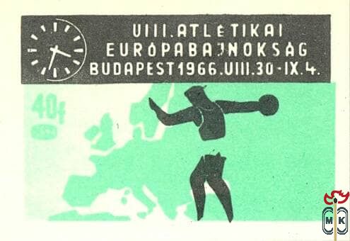 VIII. Atlétikai Európabajnokság, Budapest, 1966. VIII. 30–IX. 4., MSZ,