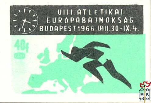 VIII. Atlétikai Európabajnokság, Budapest, 1966. VIII. 30–IX. 4., MSZ,