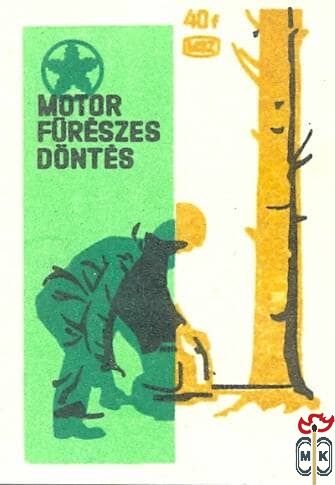 Motorfűrészes döntés 40f msz