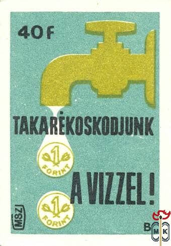 Takarékoskodjunk a vízzel! MSZ 40 f. B