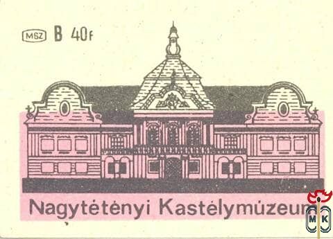 Nagytétényi Kastélymúzeum B 40f msz