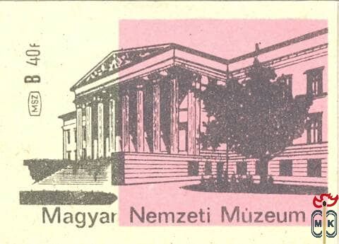 Magyar Nemzeti Múzeum B 40f msz