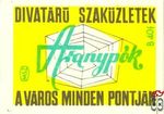 Aranypók divatáru szaküzletek a város minden pontján, MSZ, 40 f, B