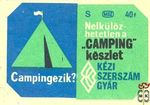 Kézi szerszám gyár, MSZ, 40 f, S-Campingezik Nélkülözhetetlen a Campin