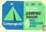 Kézi szerszám gyár, MSZ, 40 f, S-Campingezik Nélkülözhetetlen a Campin