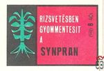 Rizsvetésben gyommentesít a Synpran B 40f msz