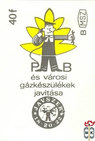 JAVSZER 18–20–22, MSZ, 40 f, B-PB és városi gázkészülékek javítása