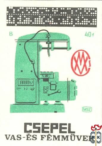 Csepel Vas- és Fémművek MSZ 40 f B-(szerszámgép)