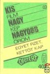 OFOTÉRT, MSZ, 40 f, B-Kis film, nagy kép, nagyobb öröm. Egyet fizet, k