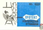 Fényképezzen otthonában, Ofotért! 40f MSZ