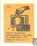 Rádiót, televíziót szakszerűen javítunk. Villamosipari KTSZ, Debrecen,