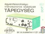 FOK-GYEM, Bp., XI., Karinthy F. út 22., MSZ, 30 f, S-Egyenfeszültségű