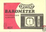 OFOTÉRT, MSZ, 40 f, B-Az Barométer, különleges ajándék