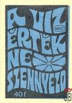 A víz érték, ne szennyezd! MSZ 40f
