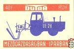 Dutra mezőgazdaságban, iparban, MSZ, 40 f, B-UE–28