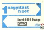 1 nagyítást fizet, kettőt kap, Ofotért 40f MSZ