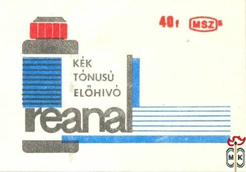 Kék tónusú előhívó, Reanal 40f MSZ