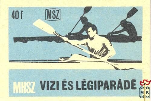 MHSZ vízi- és légiparádé 40f MSZ
