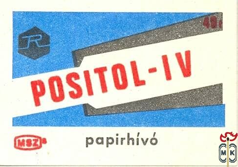 R Positol–IV papírhívó 40f MSZ