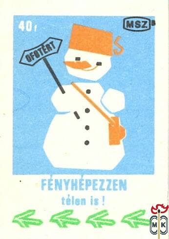 Fényképezzen télen is! MSZ, 40 f