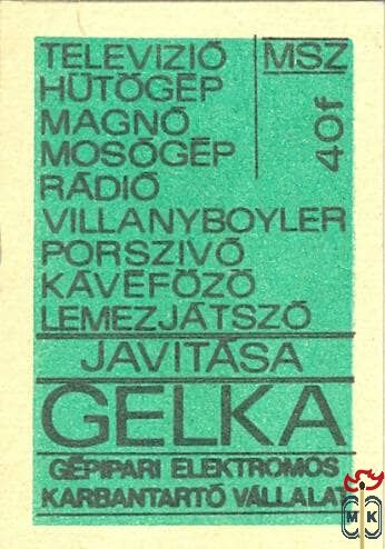 Televízió, hűtőgép, magnó...