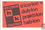 MSZ, 40 f-Habselyem h k Kötöttárugyár, Trico-lon, Dub-lon, Prakti-lon,